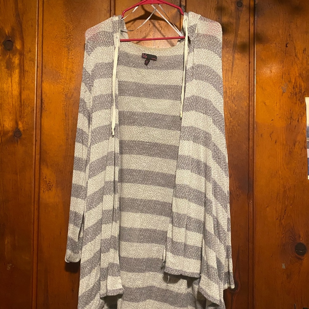 Striped cardigan